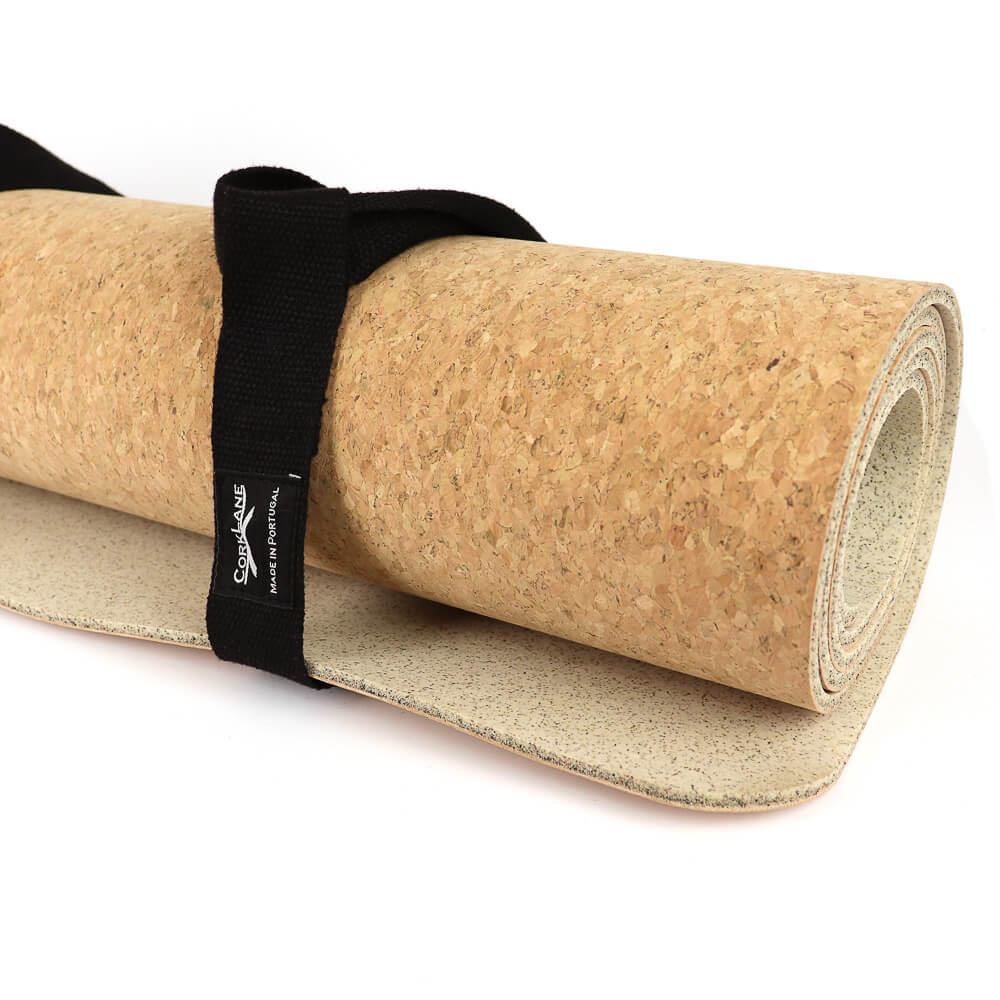 Öko-faire Yogamatte aus Kork Öko-faire Yogamatte aus Kork in beige natur