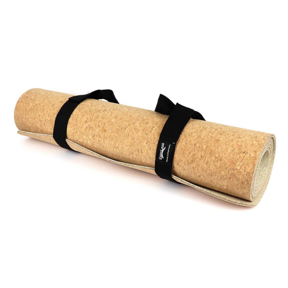 Umweltfreundliche Yogamatte aus Kork Umweltfreundliche Yogamatte aus Kork in beige natur